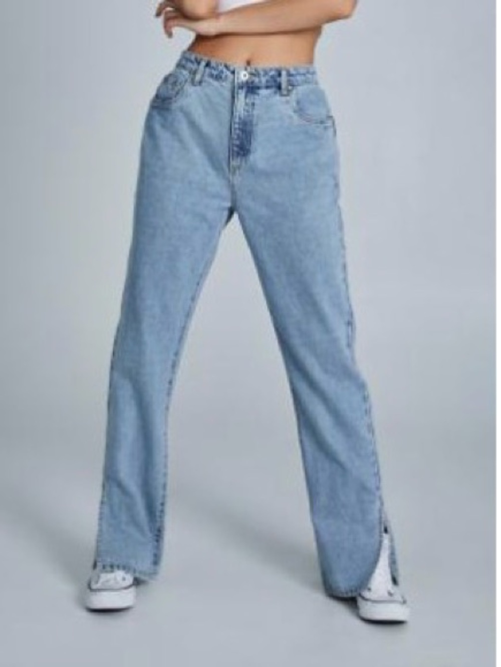 Straight leg jeans